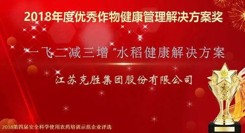 克勝集團(tuán)一飛二減三增水稻方案與蜻蜓農(nóng)服榮獲獎(jiǎng)項(xiàng) 數(shù)字化賦能現(xiàn)代農(nóng)業(yè)
